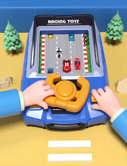 Jeu d’Arcade Portable pour Enfants – Volant de Course, Réflexes & Sensations Garanties