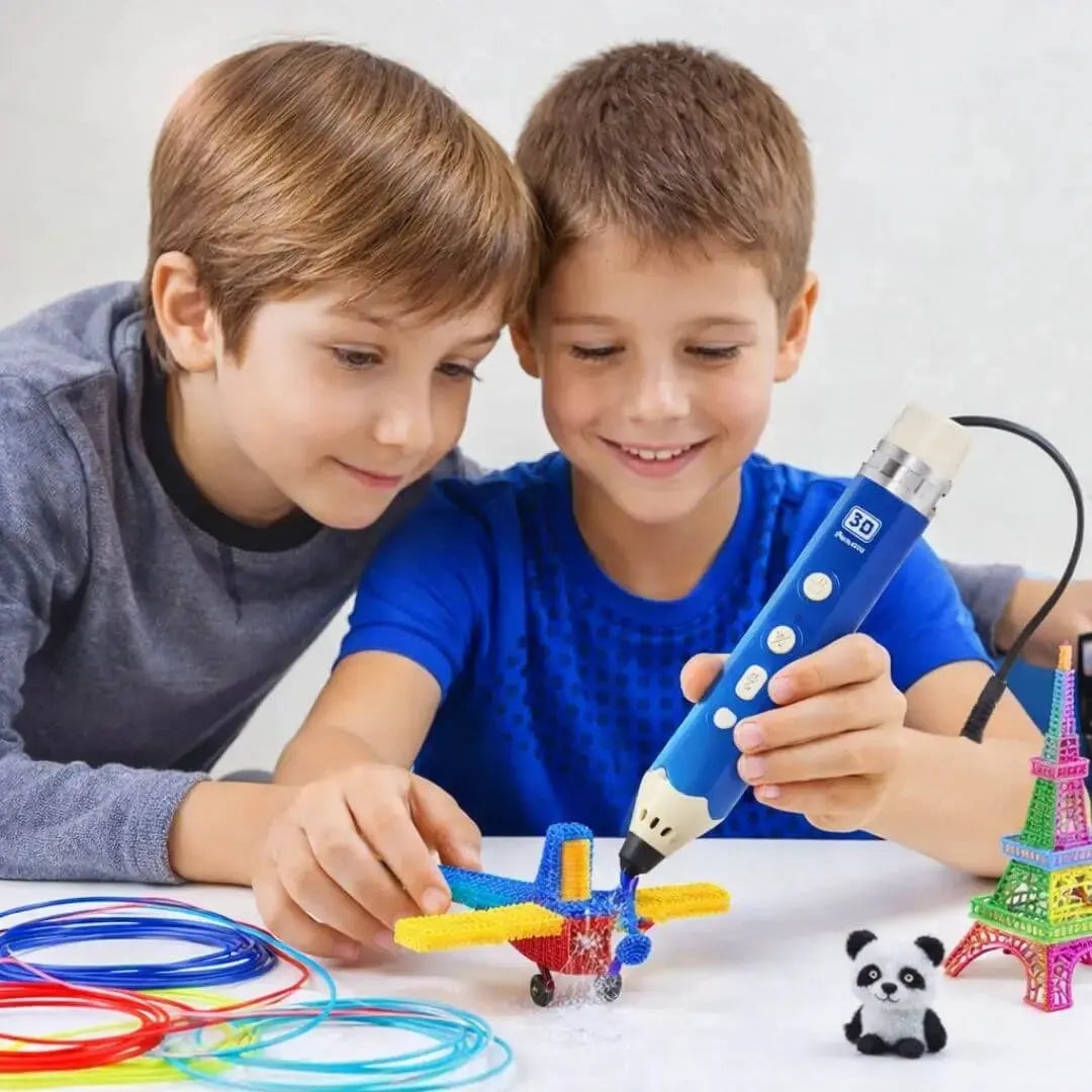 Stylo 3D Enfant Rechargeable – Création Libre & Sécurisée dès 6 Ans