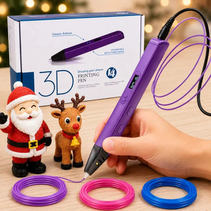 Stylo 3D Professionnel – Création Précise Semi-Automatique dès 14 ans
