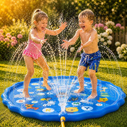 Tapis de Jeux d'Eau pour Enfants – Avec Sprinkler et Surface Antidérapante