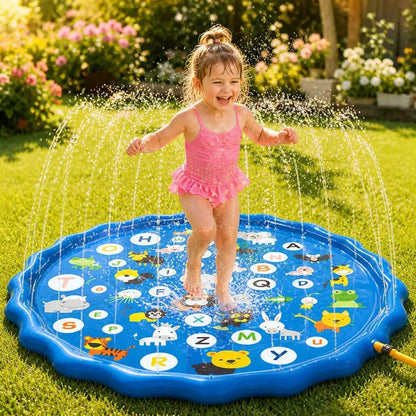 Tapis de Jeux d'Eau pour Enfants – Avec Sprinkler et Surface Antidérapante