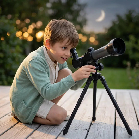 Télescope Enfant – Réfracteur Astronomique Multi-Grossissements