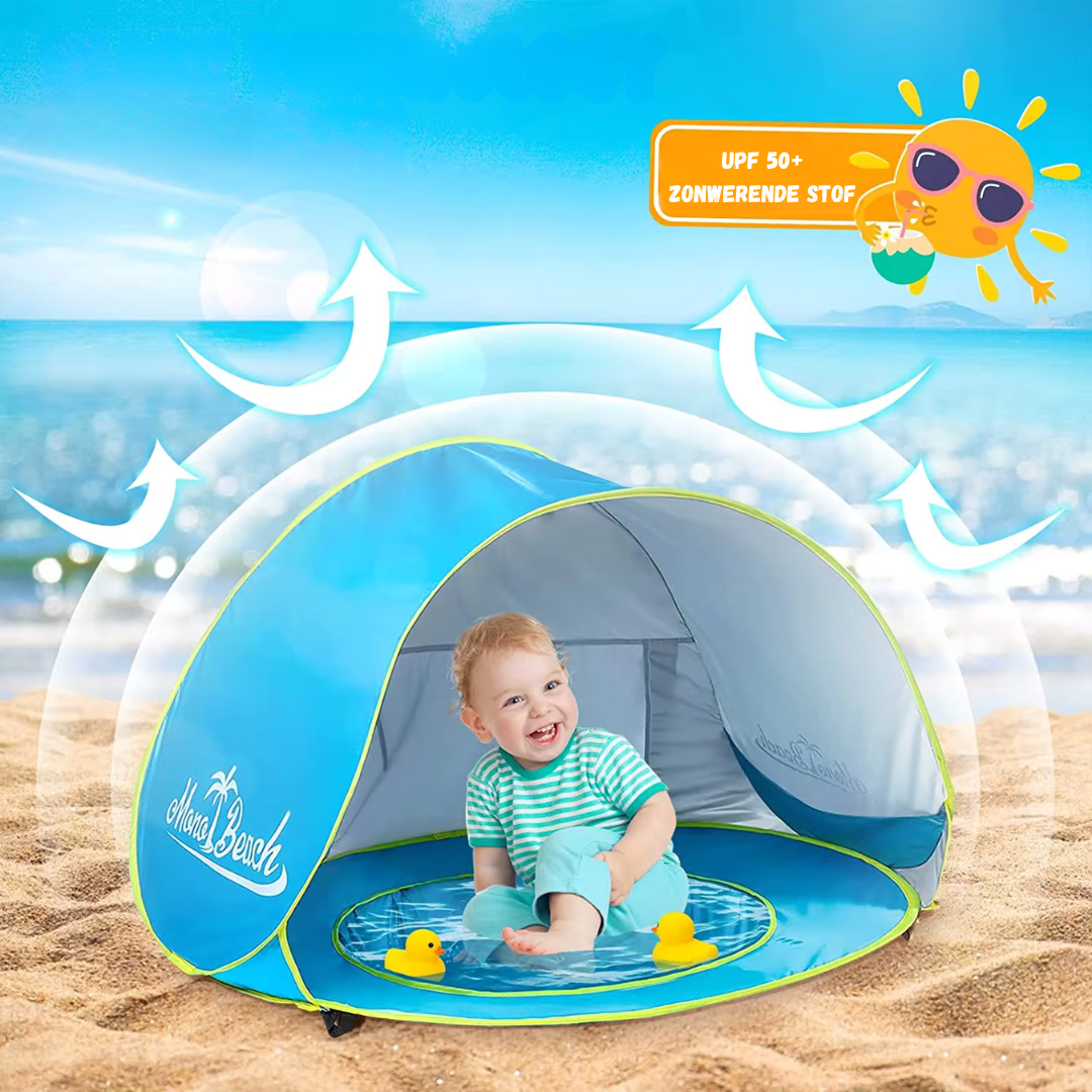 Tente de Plage Pop-Up pour Bébé et Enfant – Protection UV UPF 50+ Pliable