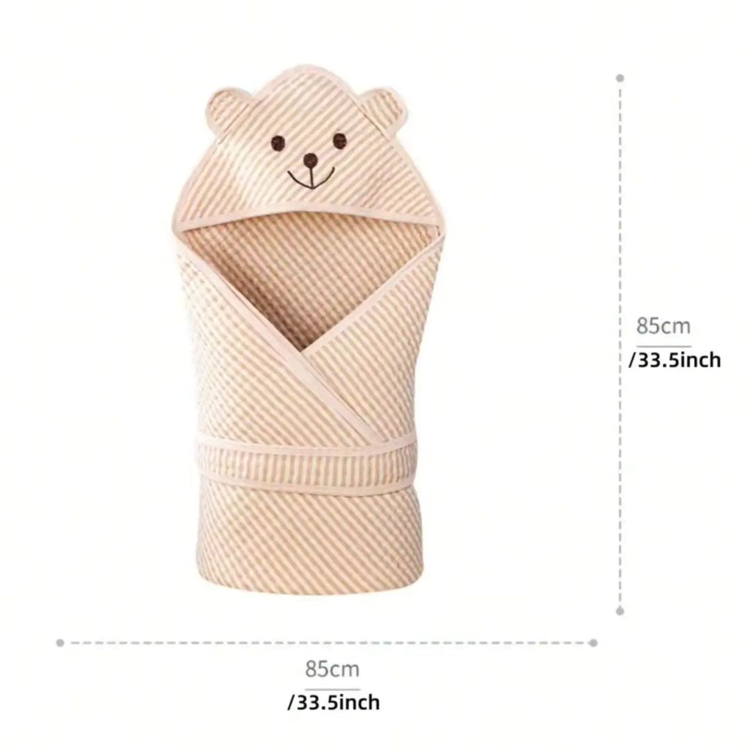Serviette à Capuche Bébé Douce et Ultra Absorbante