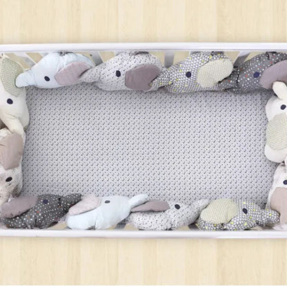 Tour de Lit pour Bébé – Coussin de Protection Doux pour Lit à Barreaux