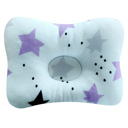 Oreiller Plat Bébé avec Appui-Tête Ergonomique Anti Tête Plate