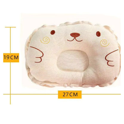 Oreiller Orthopédique Bébé Anti Tête Plate avec Cavité