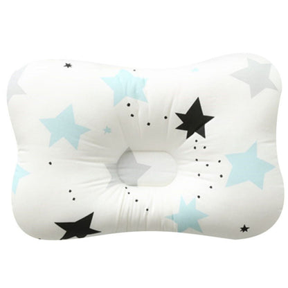 Oreiller Plat Bébé avec Appui-Tête Ergonomique Anti Tête Plate