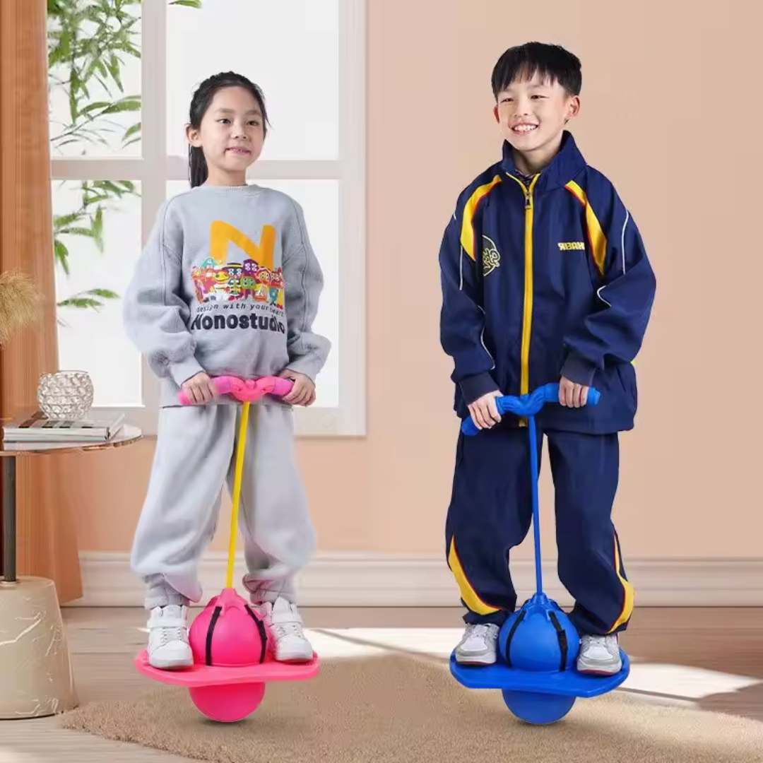 Ballon Sauteur Gonflable avec Poignées pour Enfants – Jusqu'à 100 kg