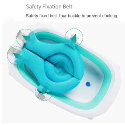 Siège de Bain Ergonomique pour Bébé – Rembourré, Sécurisé avec Sangles Réglables | 2 Coloris