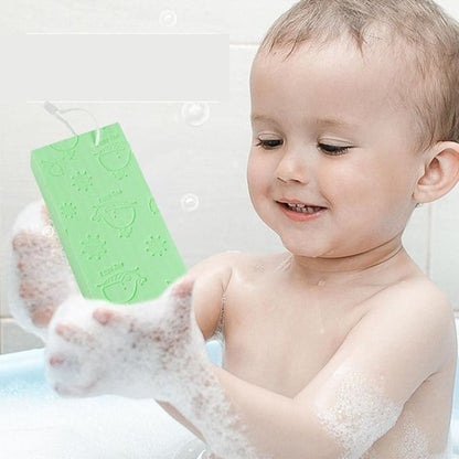 Éponge de Bain en Mousse pour Bébé – Ultra-Douce, Sèche Vite | 4 Couleurs | Dès la Naissance