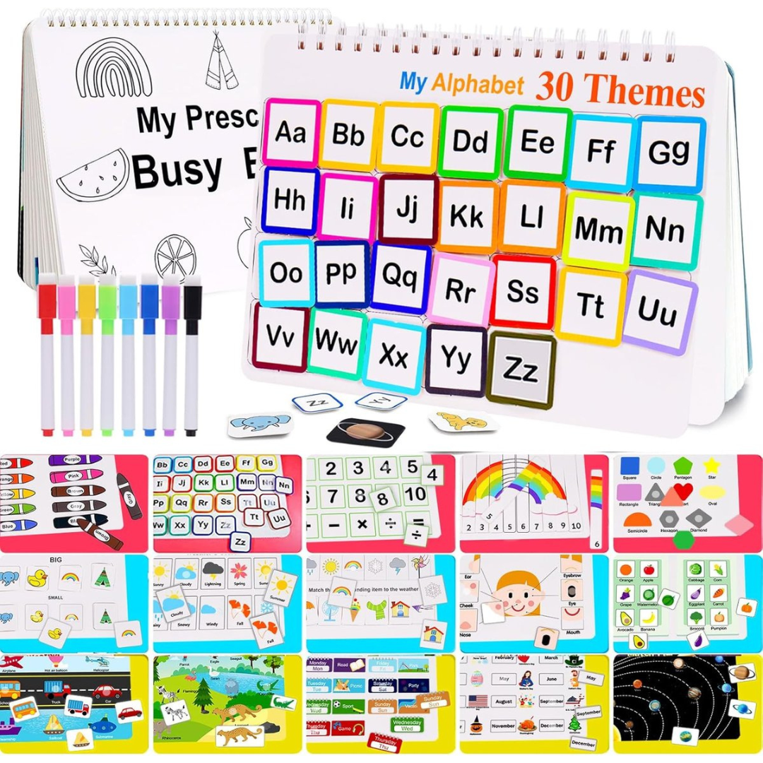 Cahier d'Activités Éducatif pour Enfants – 12 Thèmes d'Apprentissage Ludique