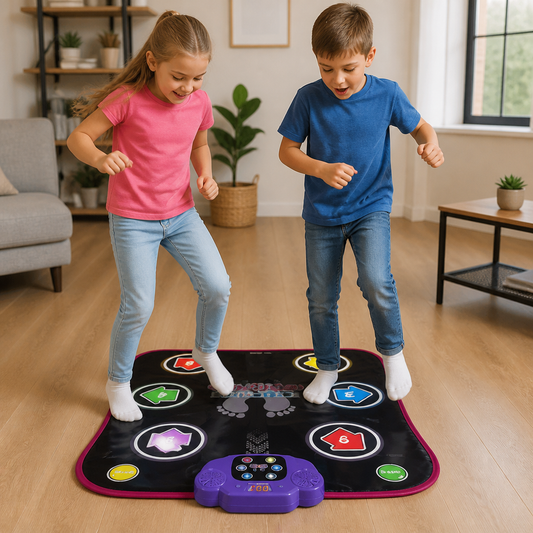 Tapis de danse lumineux Bluetooth pour enfant avec 5 modes de jeu