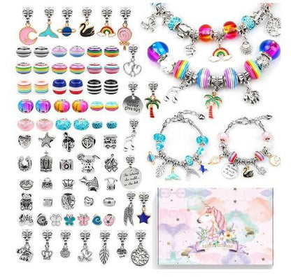 Kit Créatif de Bracelets pour Enfants – Set DIY Perles, Bijoux & Loisirs Créatifs
