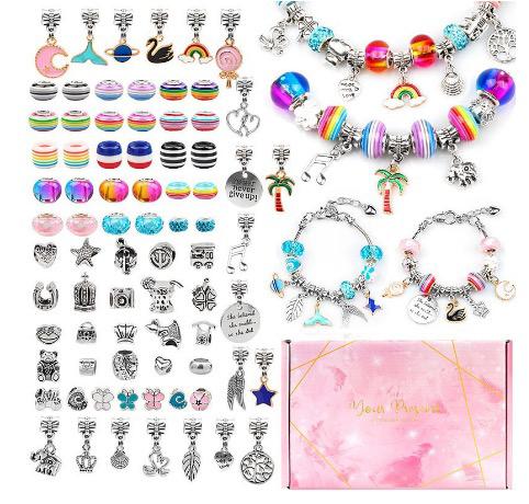 Kit Créatif de Bracelets pour Enfants – Set DIY Perles, Bijoux & Loisirs Créatifs