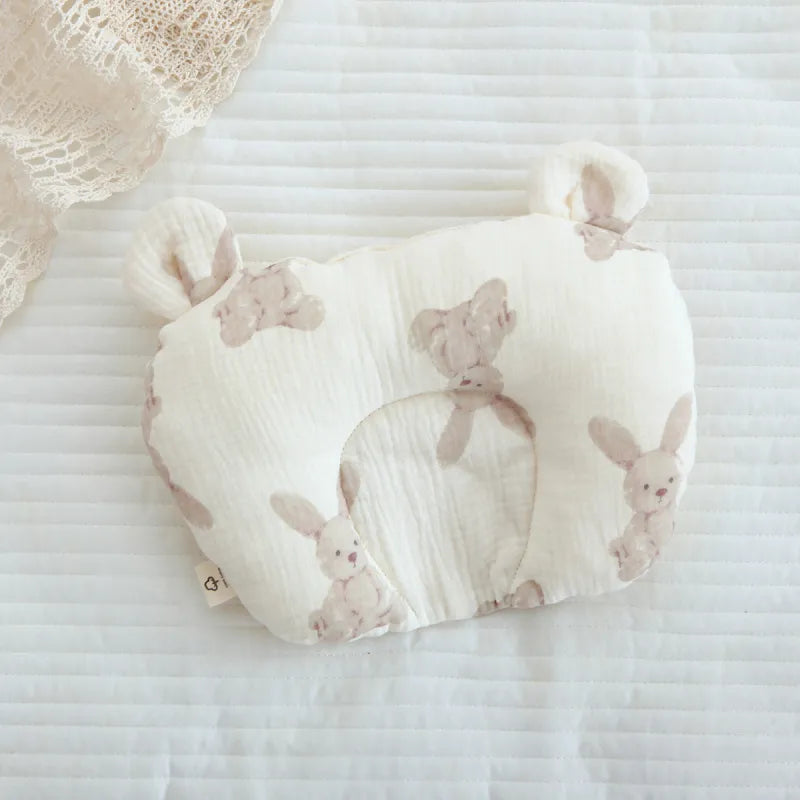 Oreiller Ergonomique Bébé Anti Tête Plate pour Nouveau-Né