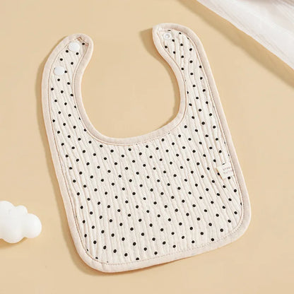 Lot de Bavoirs Bébé en Mousseline avec Fermeture à Pressions