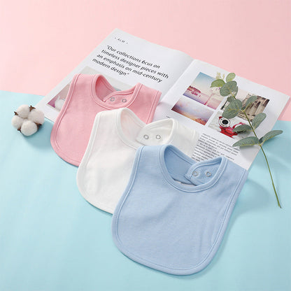 Lot de Bavoirs Bébé en Coton Doux Absorbants à Pressions
