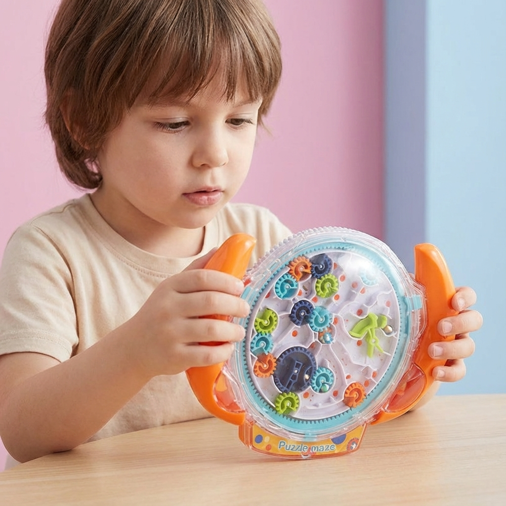 Labyrinthe à Bille 3D – Jeu d’Adresse & Jeu Éducatif pour Enfants