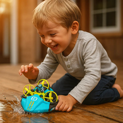 Drone Jouet 3-en-1 pour Enfants – Mini Drone RC avec Télécommande