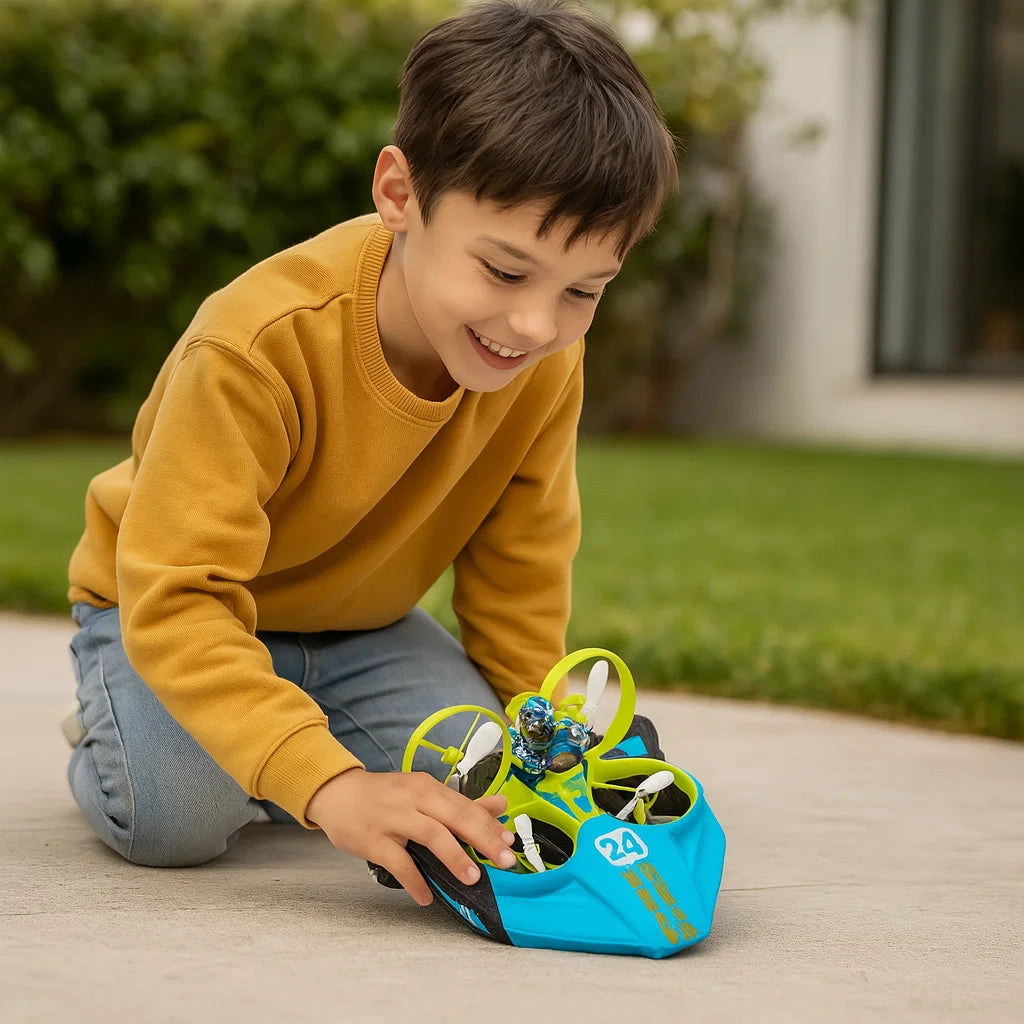 Drone Jouet 3-en-1 pour Enfants – Mini Drone RC avec Télécommande