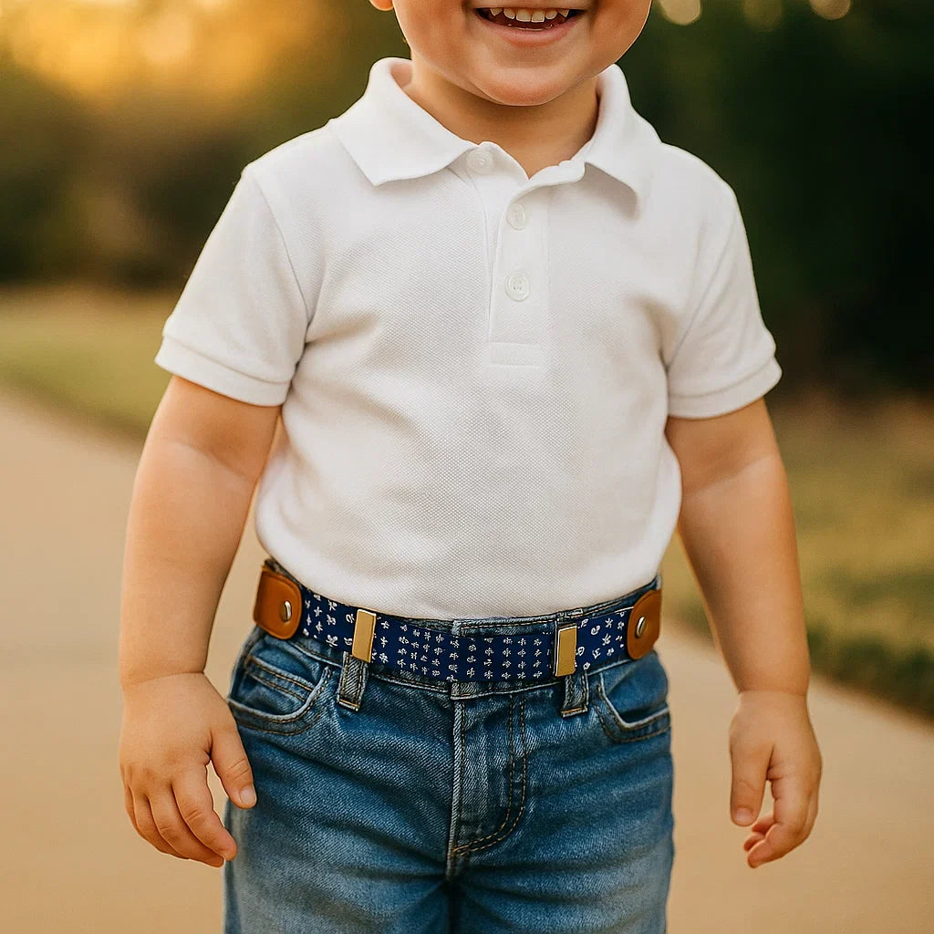 Ceinture Élastique pour Enfants – Sans Boucle, Confortable Toute la Journée, 16 Motifs