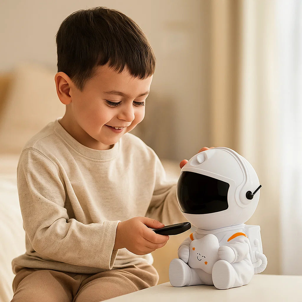 Projecteur Ciel Étoilé Astronaute – Veilleuse LED Galaxie pour Chambre Enfant & Adulte