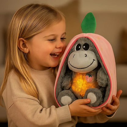 Peluche Âne Respirante – Aide Bébé à S'endormir Paisiblement | Douce & Réconfortante