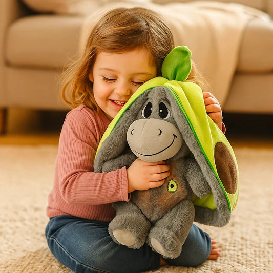 Peluche Âne Respirante – Aide Bébé à S'endormir Paisiblement | Douce & Réconfortante