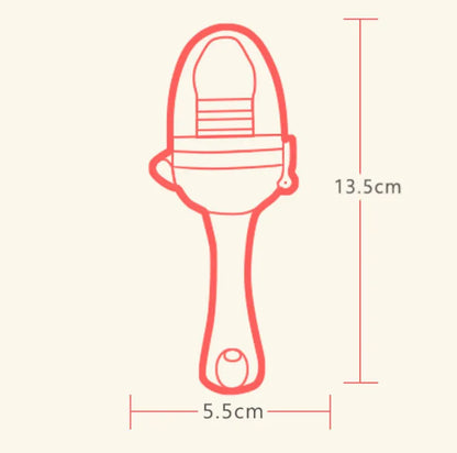 Tétine Grignoteuse Bébé en Silicone – Filet Fruitage & Anneau de Dentition
