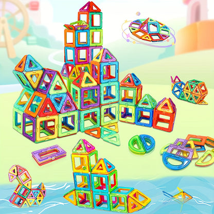 Blocs de Construction Magnétiques MagnaCraft Elite – Jeu STEM Créatif pour Enfants dès 3 ans
