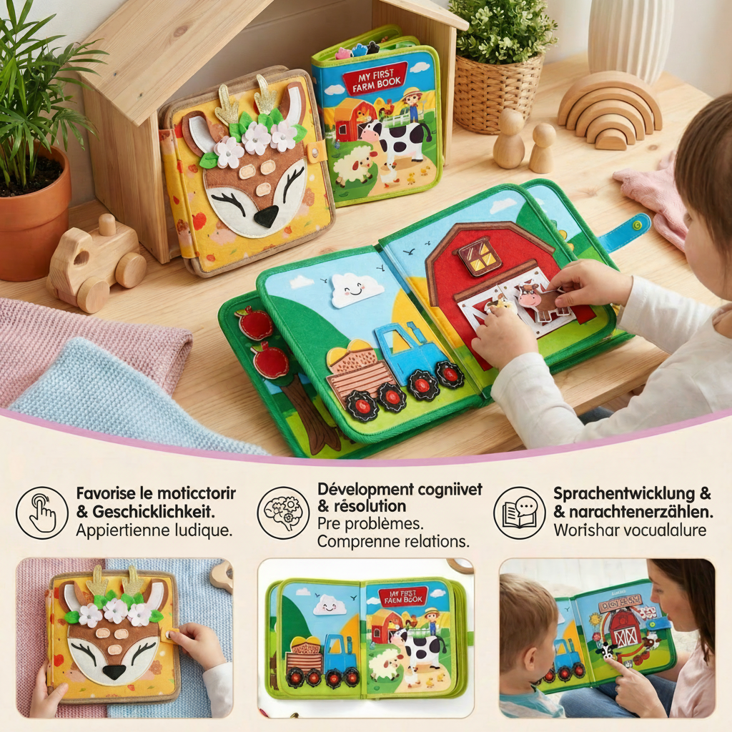 Coffret Montessori 3 Livres Éducatifs — Histoires, Créativité & Autonomie | Dès 3 ans