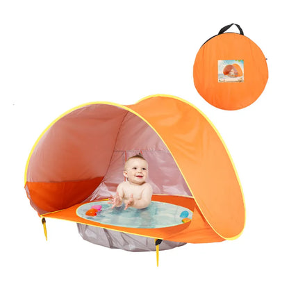 Tente de Plage Pop-Up pour Bébé et Enfant – Protection UV UPF 50+ Pliable