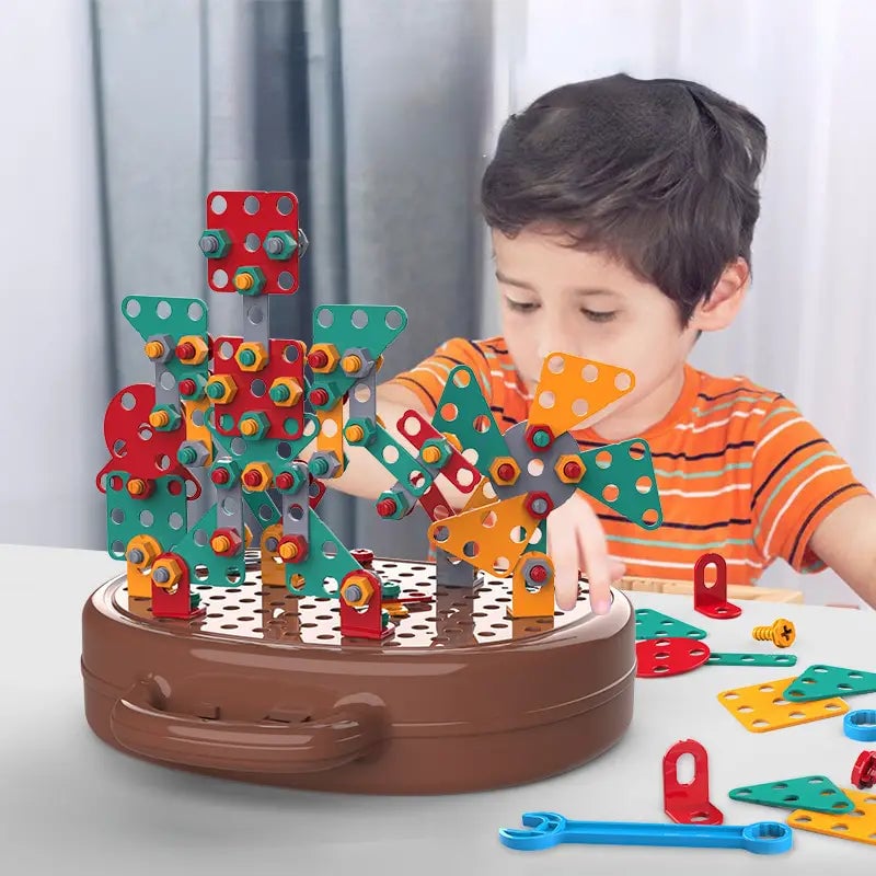 Jeu de Perceuse Interactif pour Enfants – Apprentissage STEM et Motricité Fine