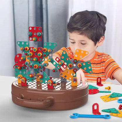 Jeu de Perceuse Interactif pour Enfants – Apprentissage STEM et Motricité Fine