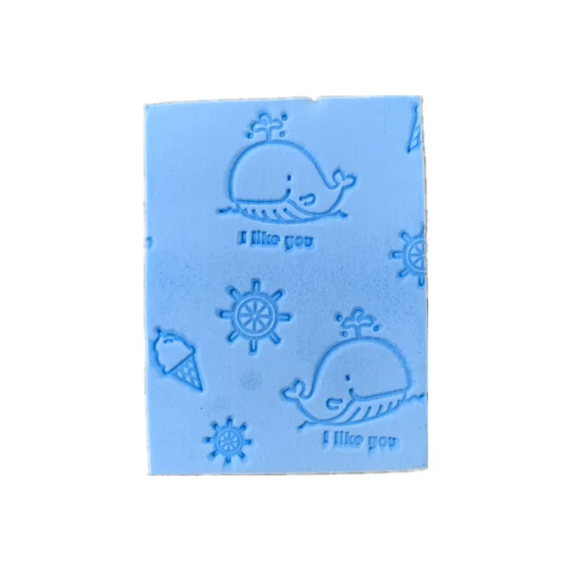 Éponge de Bain en Mousse pour Bébé – Ultra-Douce, Sèche Vite | 4 Couleurs | Dès la Naissance