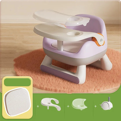 Chaise Haute Bébé 2 en 1 avec Table et Siège Enfant