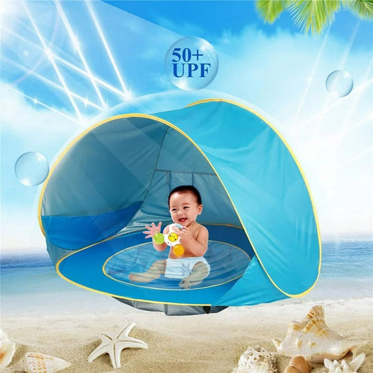 Tente de Plage Pop-Up pour Bébé et Enfant – Protection UV UPF 50+ Pliable