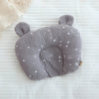 Oreiller Ergonomique Bébé Anti Tête Plate pour Nouveau-Né