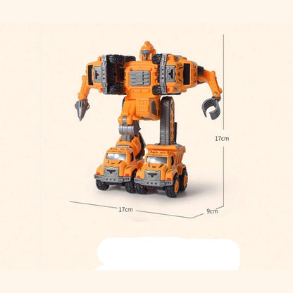 Set de Voitures Transformables 5-en-1 pour Enfants – Jouet Véhicules Transformables