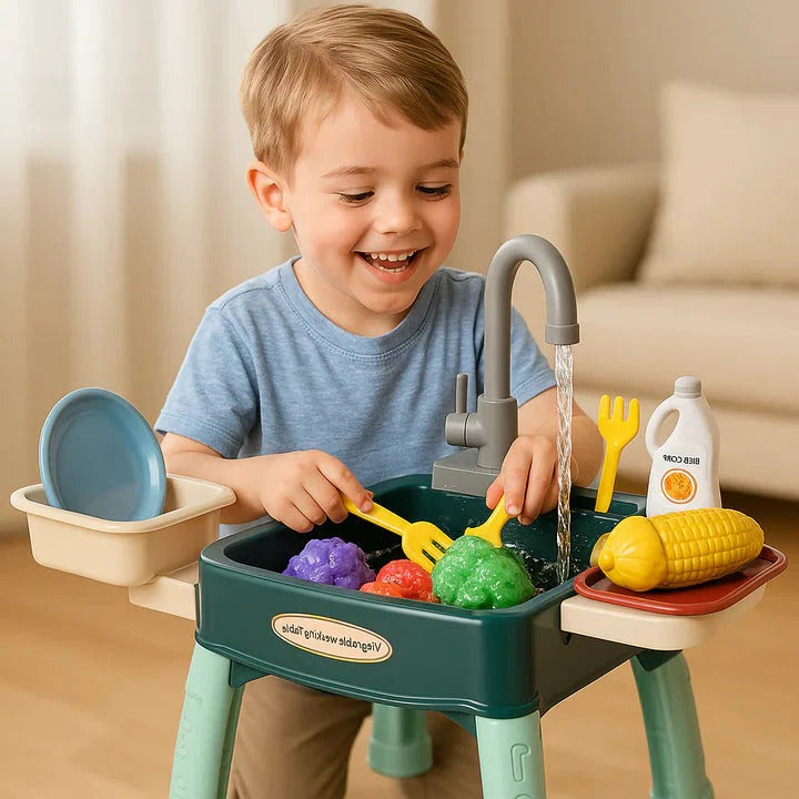 Cuisine Jouet pour Enfant avec Robinet à Eau Courante