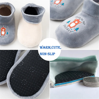 Chaussons Antidérapants Bébé & Enfant – Chauds, Doux et Sécurisés pour la Maison