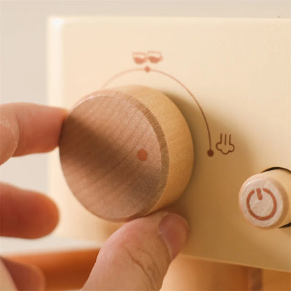 Machine à Espresso en Bois pour Enfants – Jeu d'Imitation Barista