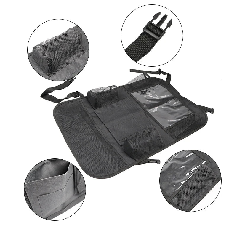 Organisateur de Siège Auto pour Enfants – Rangement, Tablette & Zéro Chaos en Voiture