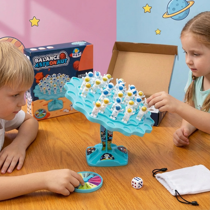 Jeu d'Équilibre Astronaute – Jouet Éducatif de Motricité, Concentration et Coordination pour Enfants