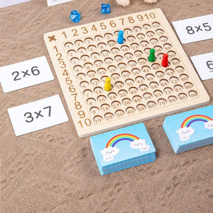 Jeu de Multiplication pour Enfants – Jeu de Maths Éducatif Montessori