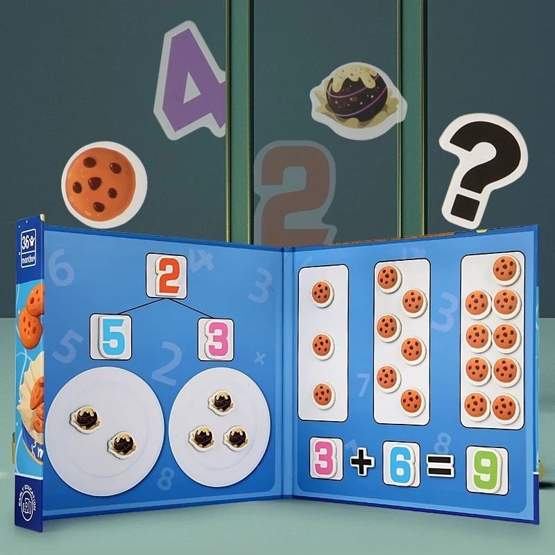 Jeu Magnétique Montessori de Mathématiques – Apprentissage de l’Arithmétique pour Enfants