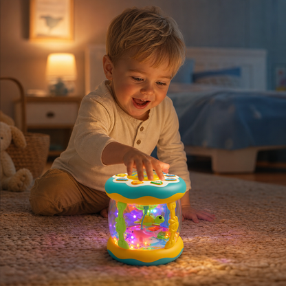 Jouet musical interactif avec lumières