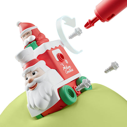 Train de Noël Transformable 2-en-1 & Robot Père Noël – Jouet pour Enfants