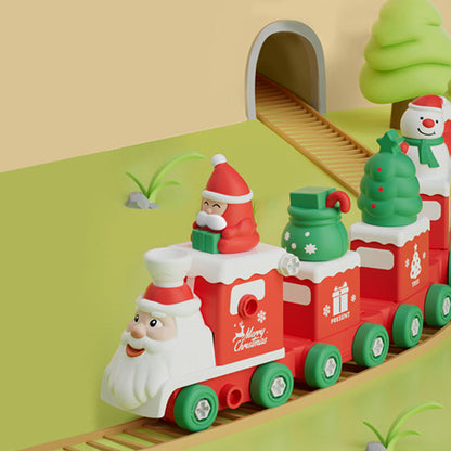 Train de Noël Transformable 2-en-1 & Robot Père Noël – Jouet pour Enfants